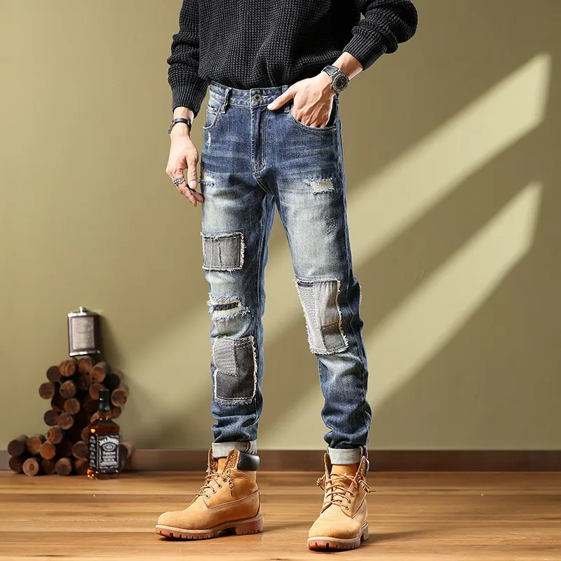 SANTASTIC Jeans Men Blue-4