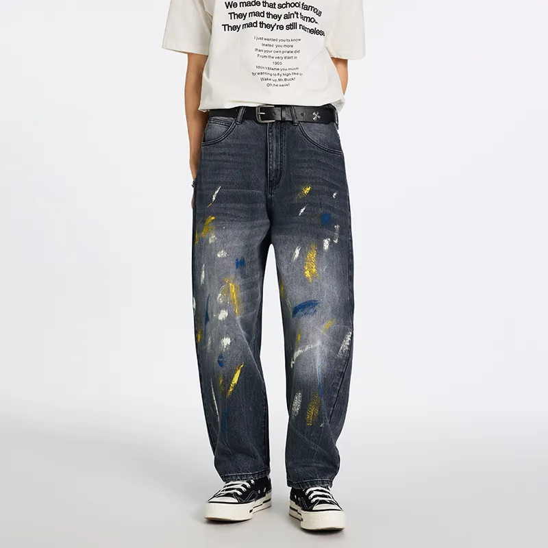 SANTASTIC Jeans Men Black Gray Color-6