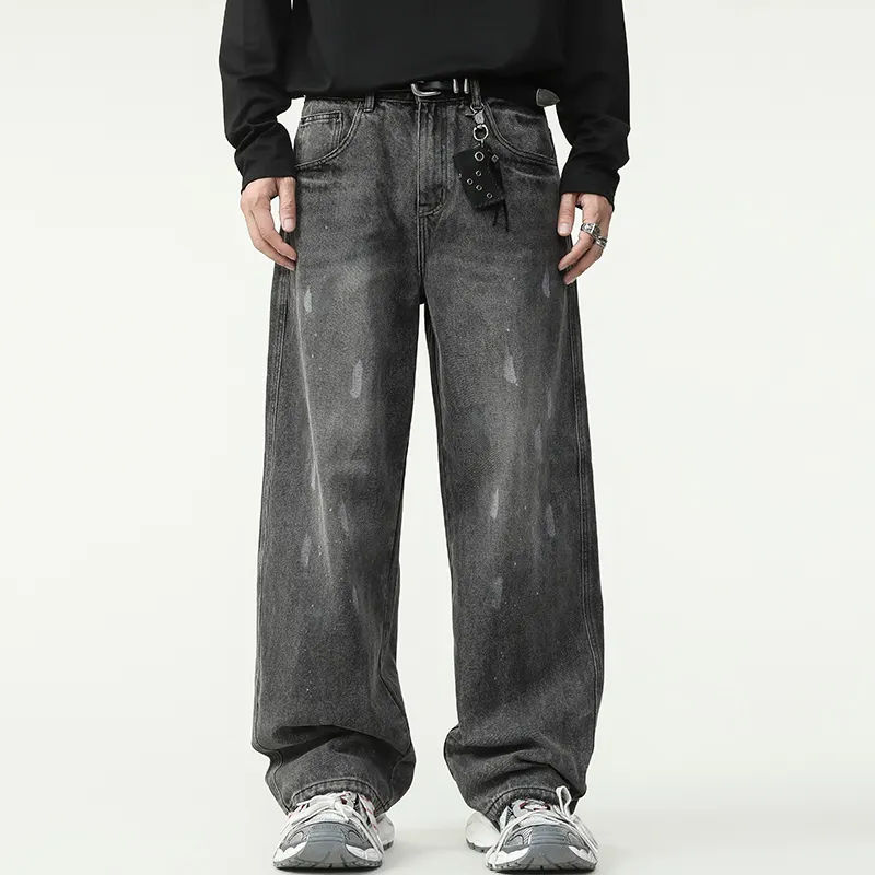 SANTASTIC Jeans Men's Black Gray-2