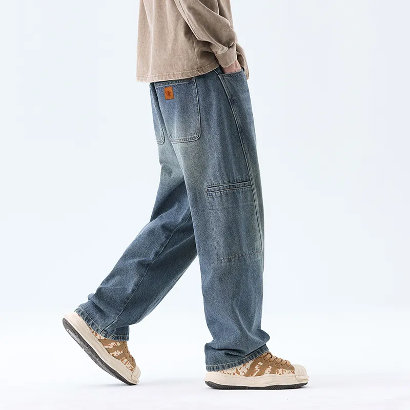 SANTASTIC Cargo Pants Men's Blue-6