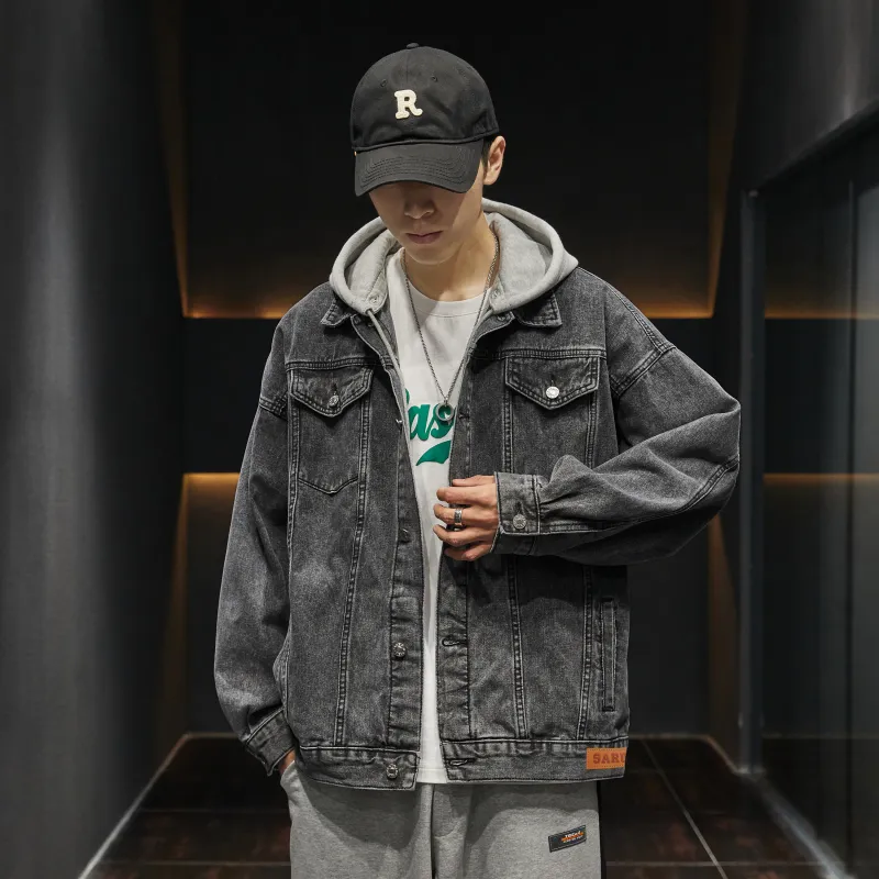 SANTASTIC Denim Jackets Men-8