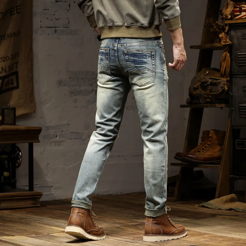 SANTASTIC Jeans Men's Vintage Blue-2
