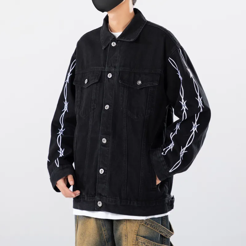 SANTASTIC Denim Jackets Men-7