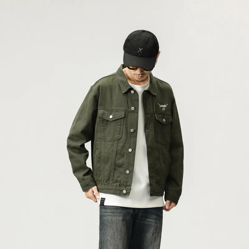 SANTASTIC Denim Jackets Men-2