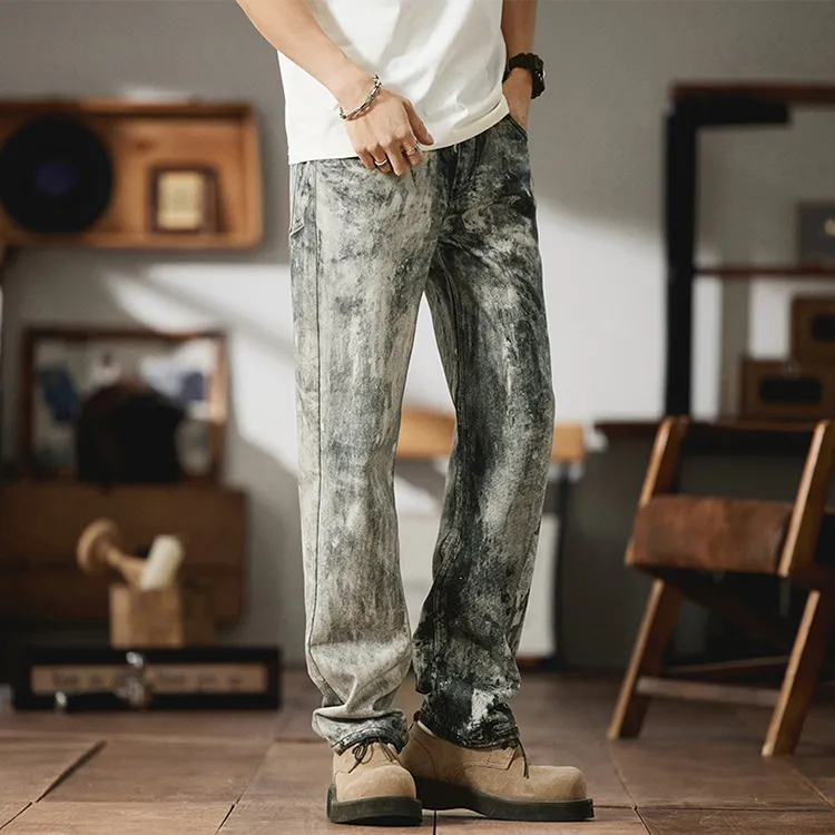 SANTASTIC Jeans Unisex Black Gray-3