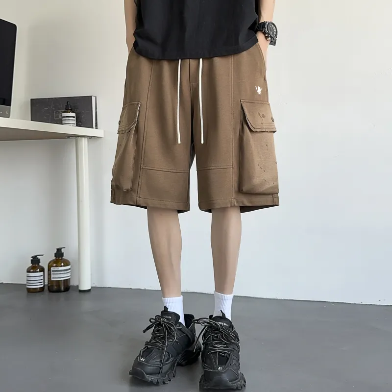 SANTASTIC Casual Shorts Men Caramel-2