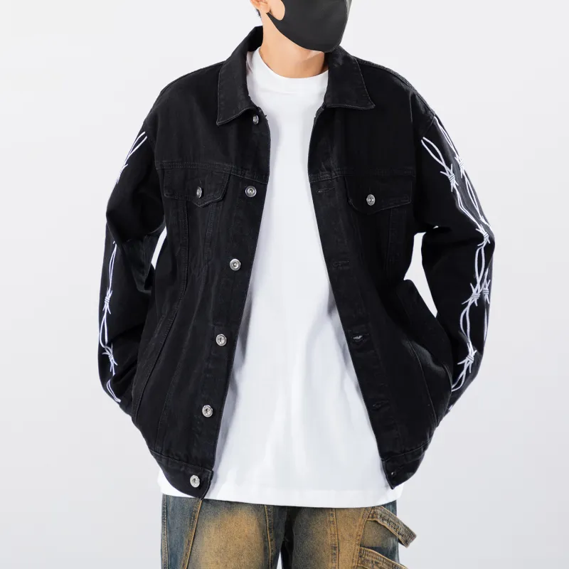 SANTASTIC Denim Jackets Men-4