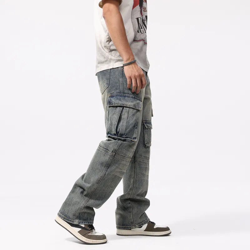 SANTASTIC Jeans Men's Vintage Blue-5