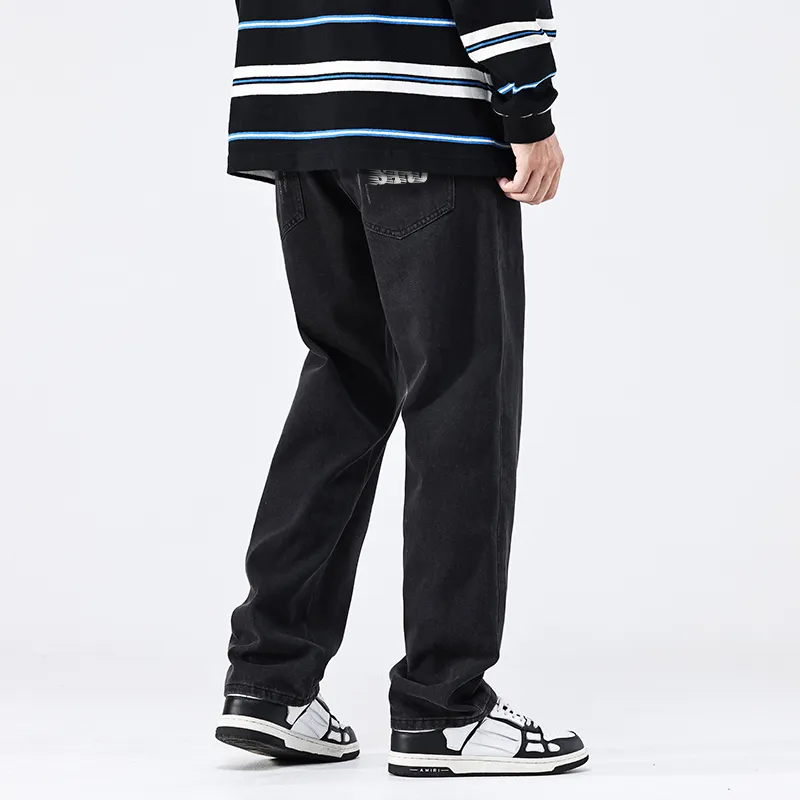 SANTASTIC Jeans Men Black Fleece-Lined-7