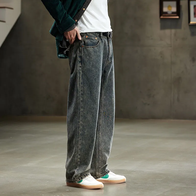SANTASTIC Jeans Men's Vintage Wall Green-5