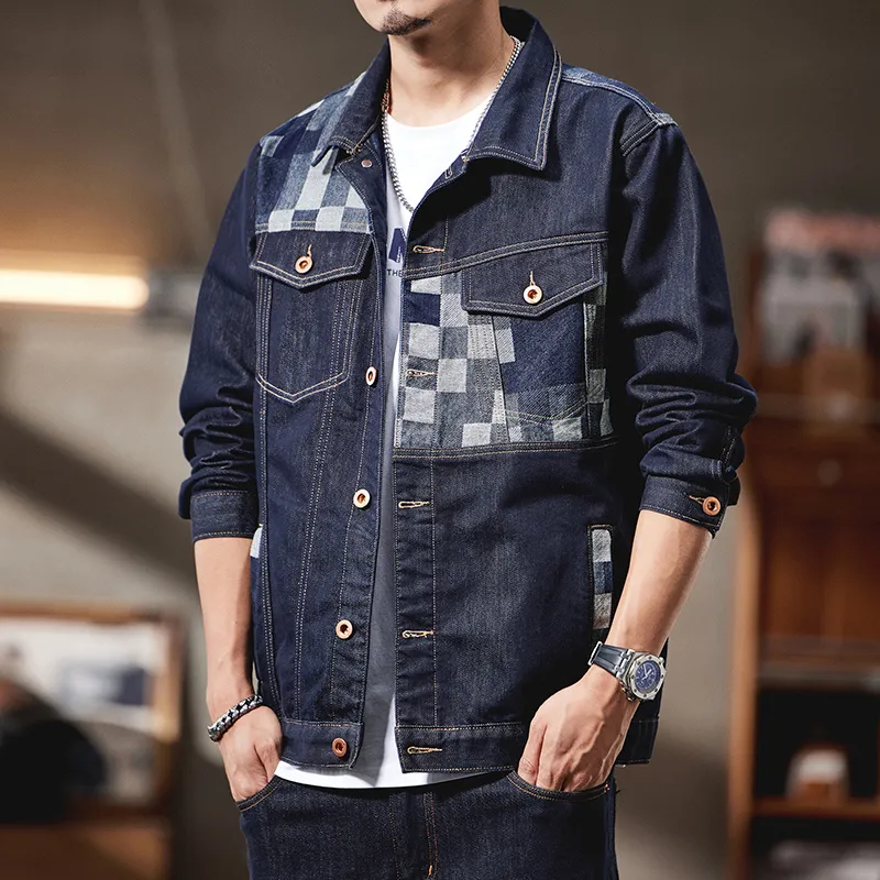 SANTASTIC Denim Jackets Men Blue-3