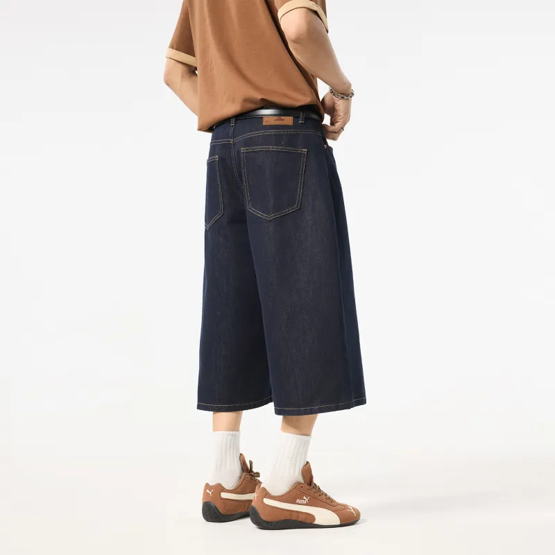 SANTASTIC Denim Shorts Men Special Dark Blue-6