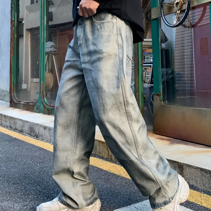 SANTASTIC Jeans Men's Reverse Distressed Pants-4