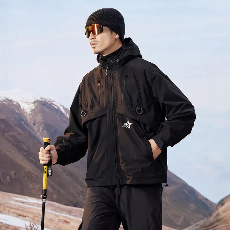 SANTASTIC Waterproof, Windproof, And Water Repellent Windbreaker Jacket Unisex-10
