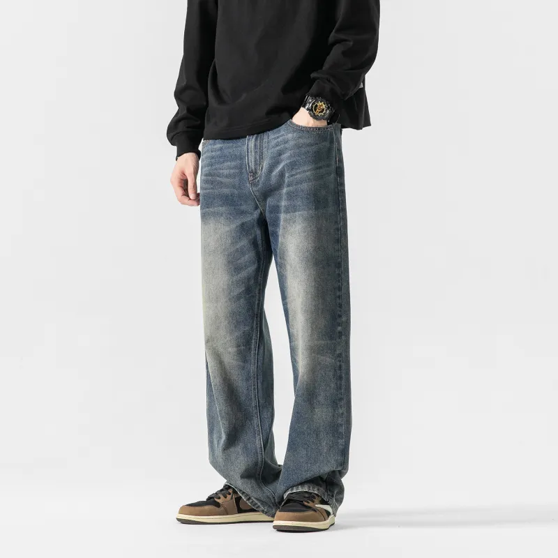 SANTASTIC Jeans Men's Gradient Blue-green-4