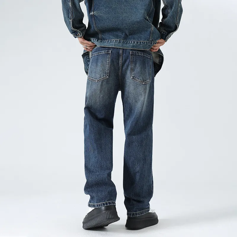 SANTASTIC Jeans Men Blue Fleece Lined-7