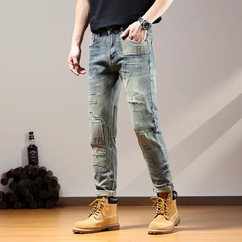 SANTASTIC Jeans Men's Nostalgic Yellow-4