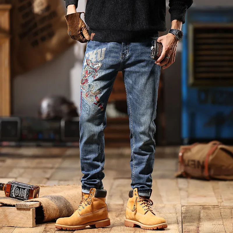 SANTASTIC Jeans Men Blue-7