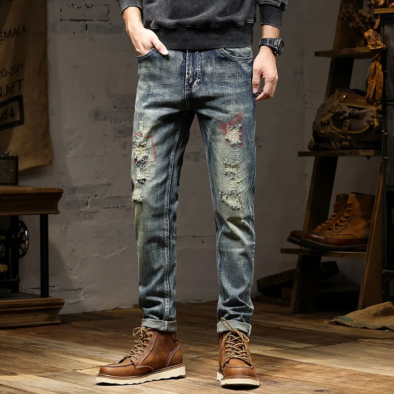 SANTASTIC Jeans Men's Vintage Blue-2