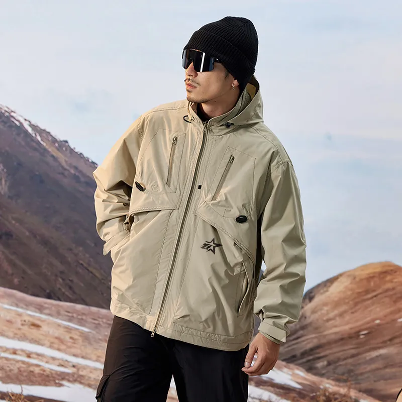 SANTASTIC Waterproof, Windproof, And Water Repellent Windbreaker Jacket Unisex-4