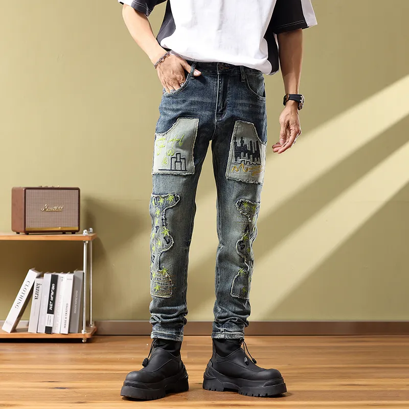 SANTASTIC Jeans Men Blue-4