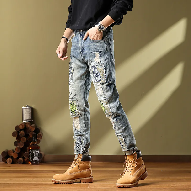 SANTASTIC Jeans Men Blue-4