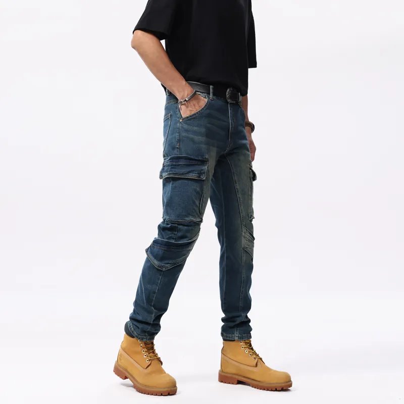 SANTASTIC Jeans Men's Vintage Blue-4