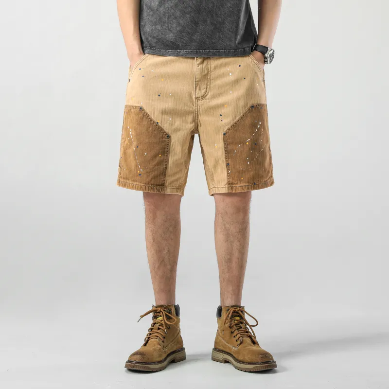 SANTASTIC Cargo Shorts Men Khaki-2