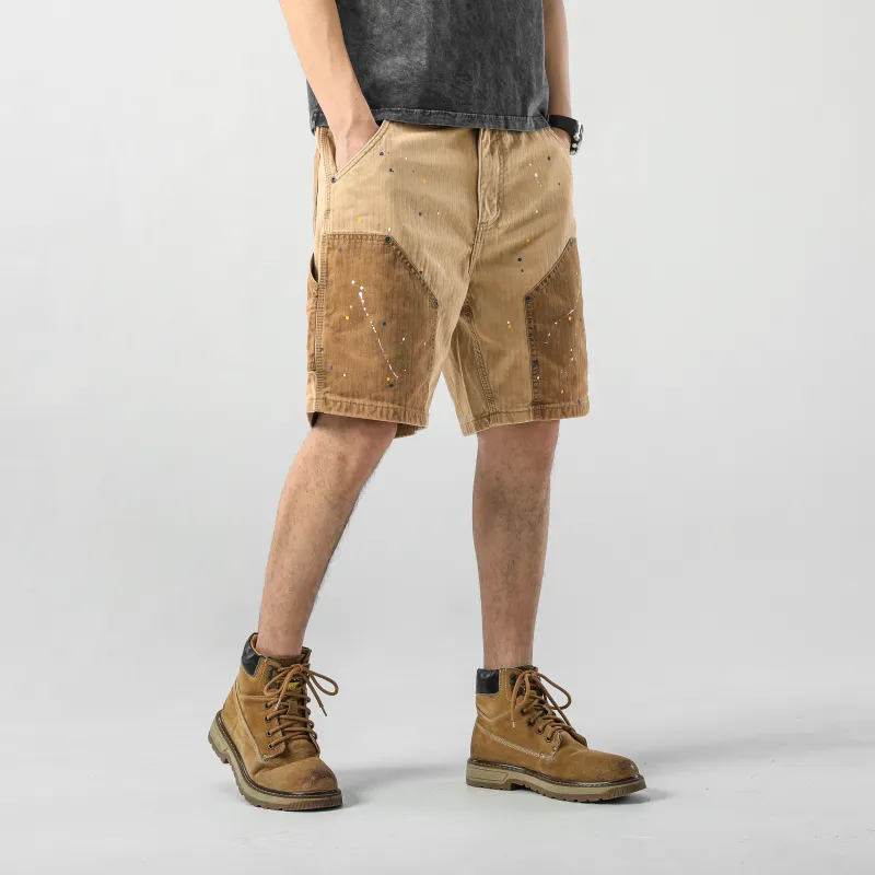 SANTASTIC Cargo Shorts Men Khaki-3