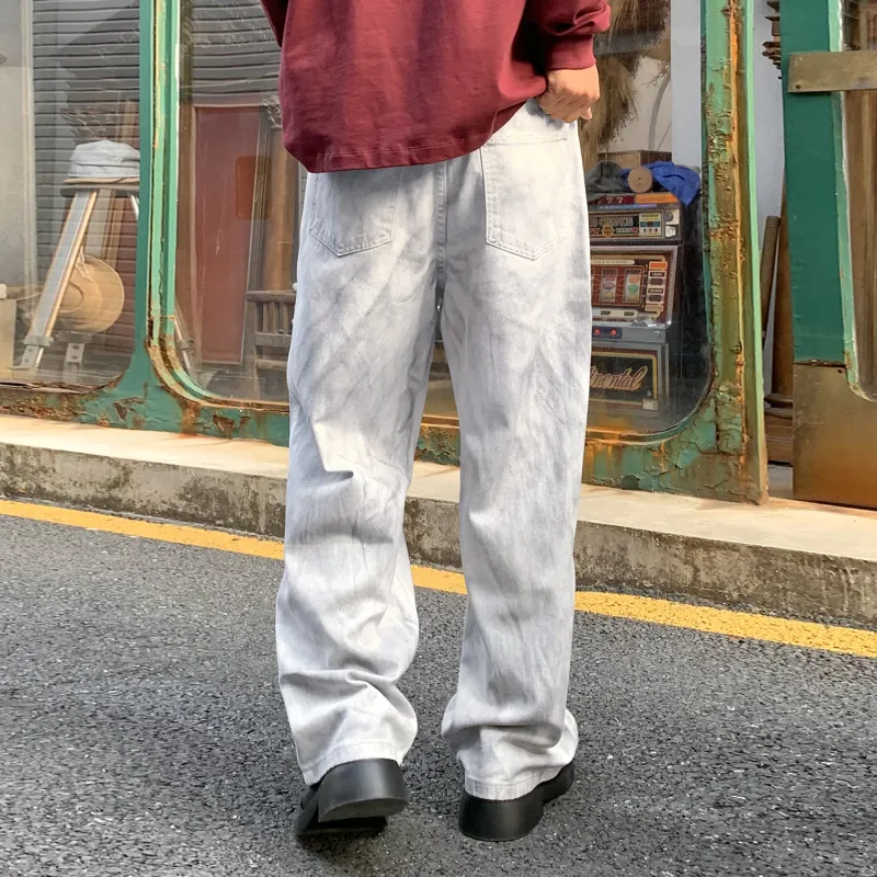 SANTASTIC Jeans Men's White Distressed Pants-7