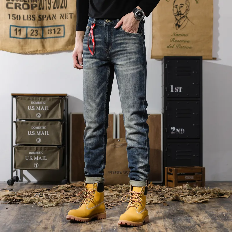 SANTASTIC Jeans Men's Millet Dust Blue-4