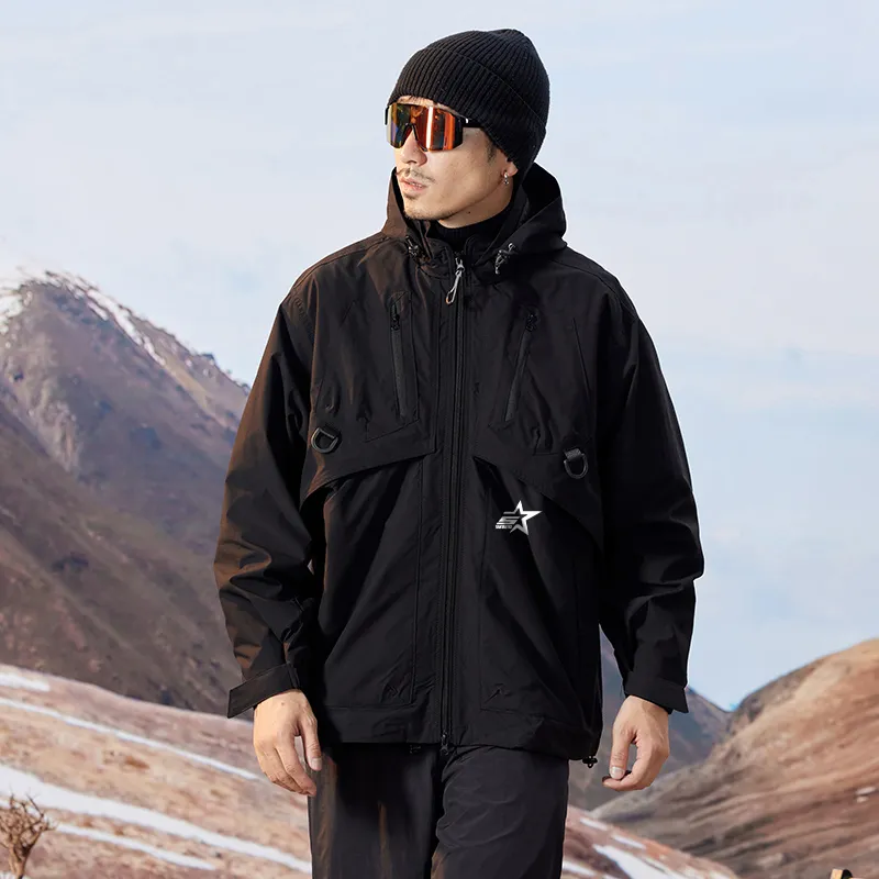 SANTASTIC Waterproof, Windproof, And Water Repellent Windbreaker Jacket Unisex-8