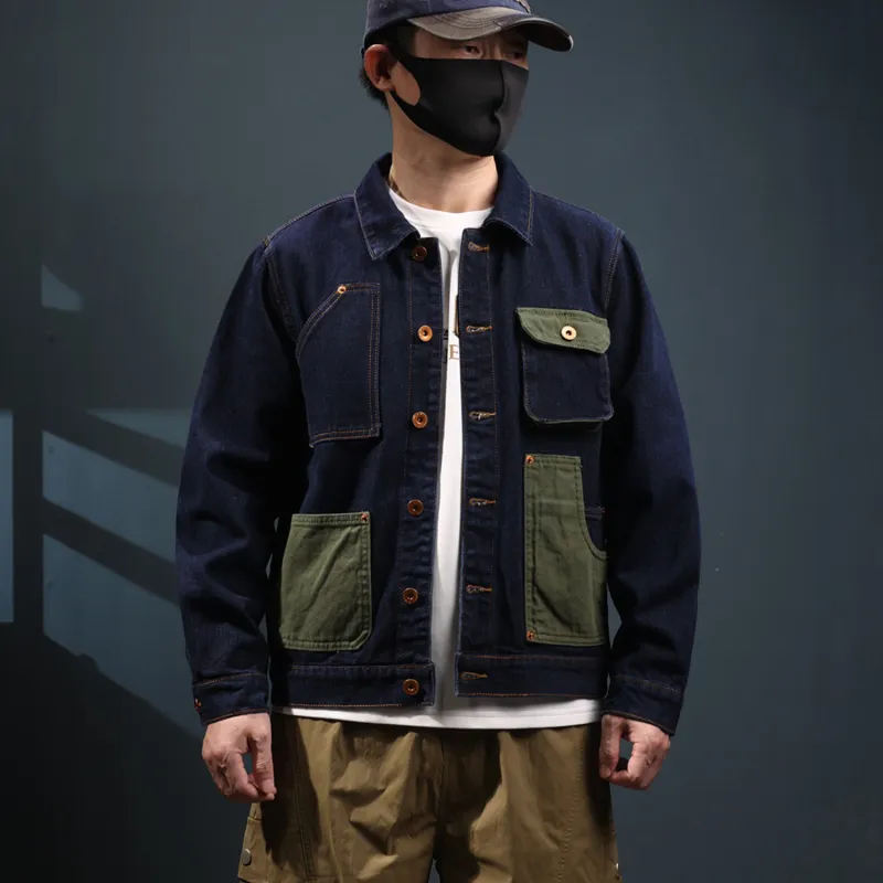 SANTASTIC Denim Jacket Men's Blue-2