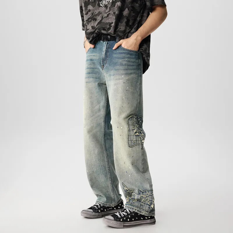 SANTASTIC Jeans Men Vintage Blue-5