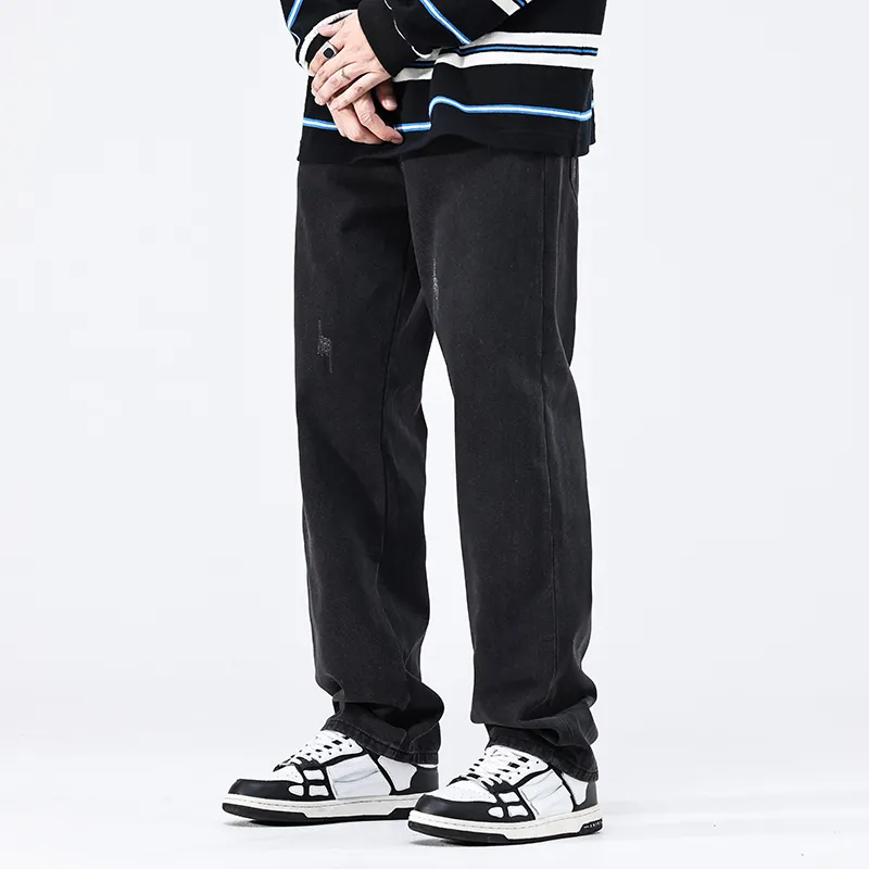 SANTASTIC Jeans Men Black Fleece-Lined-4