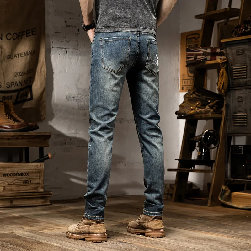 SANTASTIC Jeans Men's Vintage Blue-6