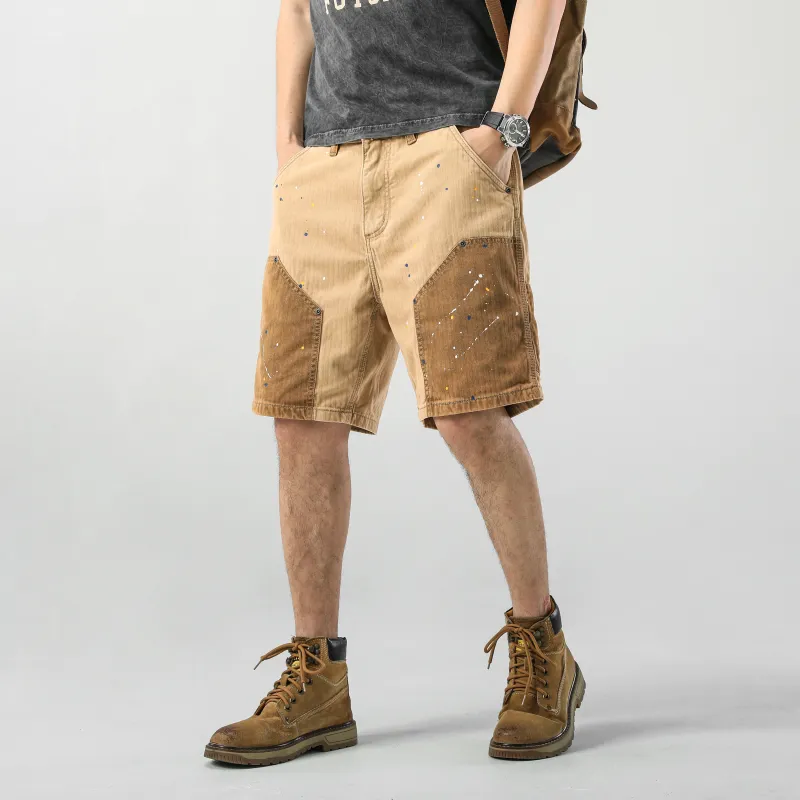 SANTASTIC Cargo Shorts Men Khaki-5