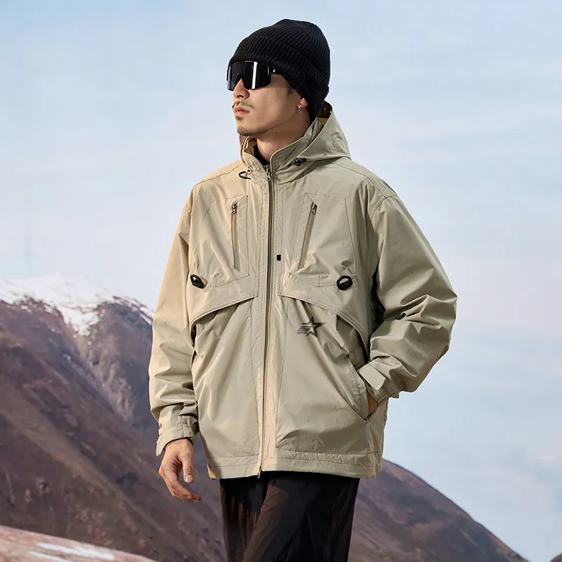 SANTASTIC Waterproof, Windproof, And Water Repellent Windbreaker Jacket Unisex-3