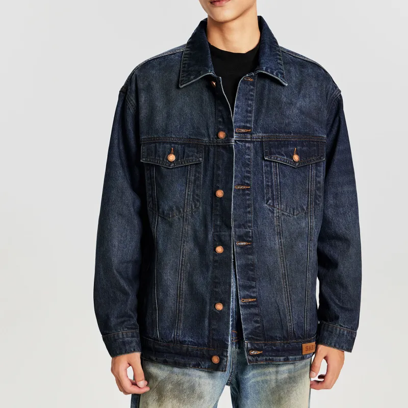 SANTASTIC Denim Jacket Men's Dirty Blue-2