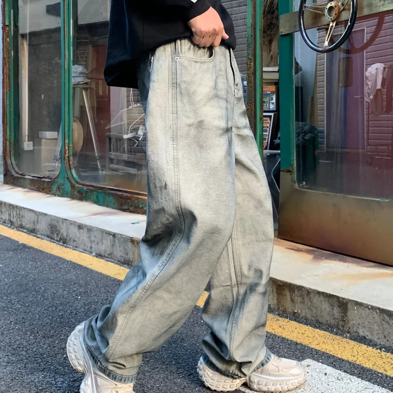 SANTASTIC Jeans Men's Reverse Distressed Pants-5