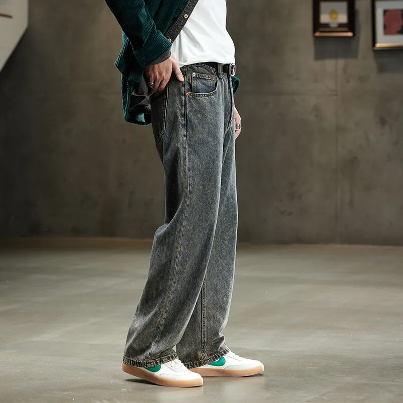 SANTASTIC Jeans Men's Vintage Wall Green-4