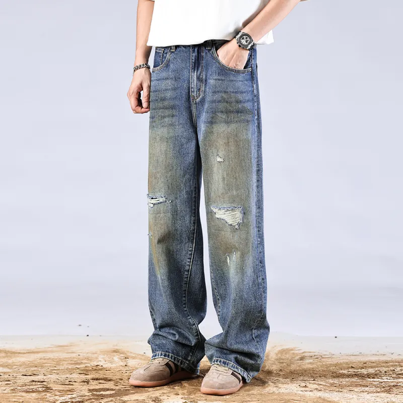 SANTASTIC Jeans Unisex Distressed Pants-3