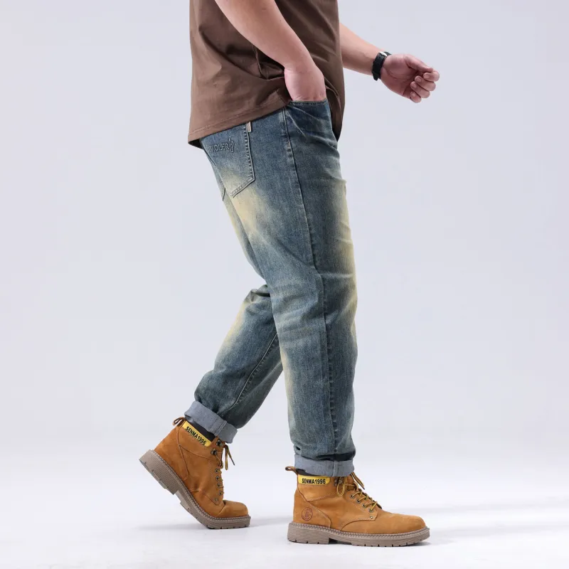 SANTASTIC Jeans Men's Oil Wax Yellow-5