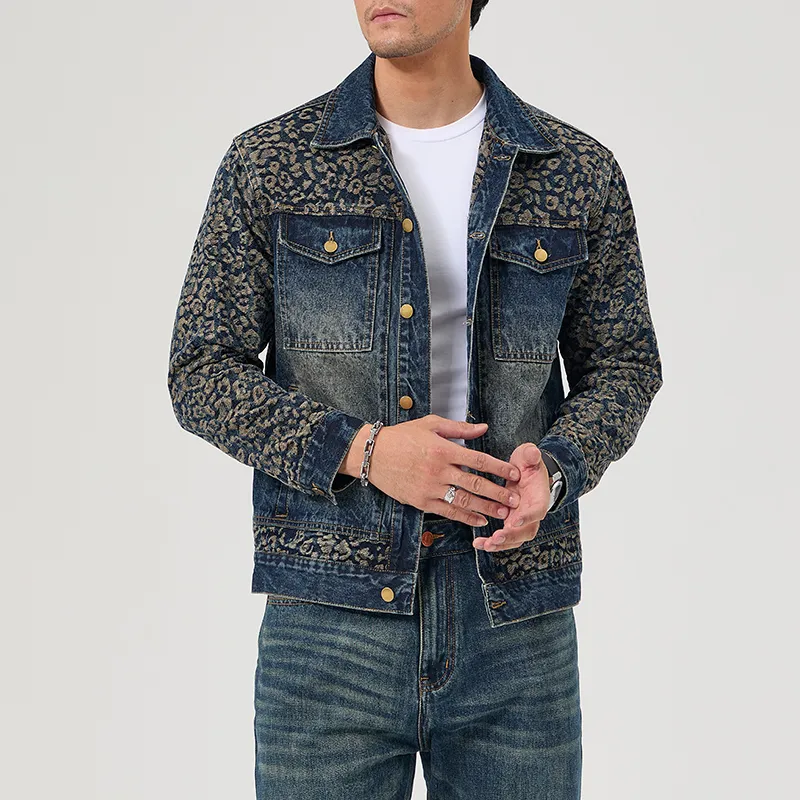 SANTASTIC Denim Jacket Men's Blue-4