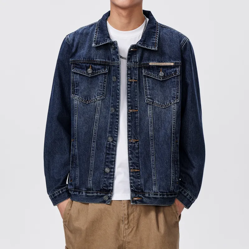 SANTASTIC Denim Jacket Men's Gray Blue-2