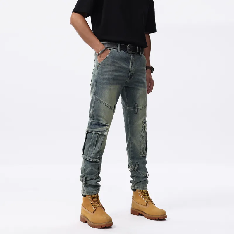 SANTASTIC Jeans Men's Vintage Blue-4