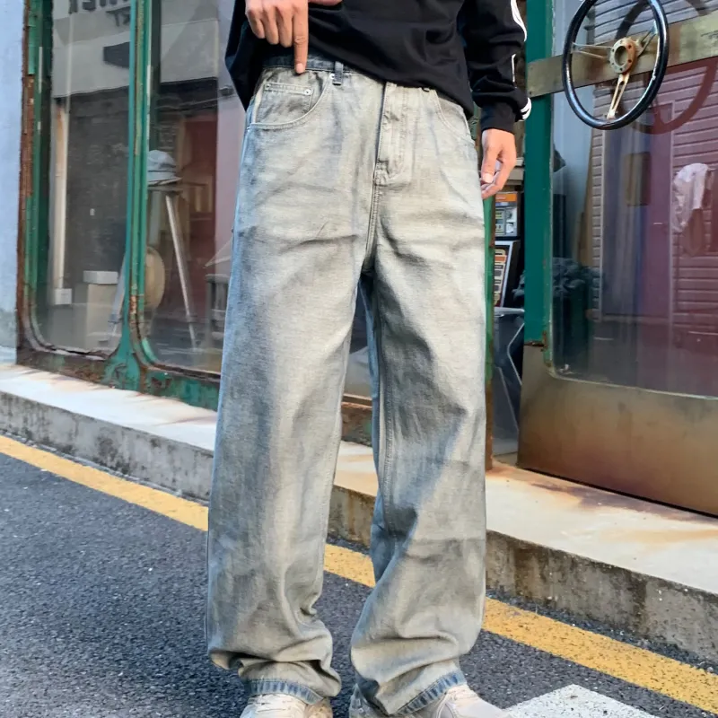 SANTASTIC Jeans Men's Reverse Distressed Pants-3