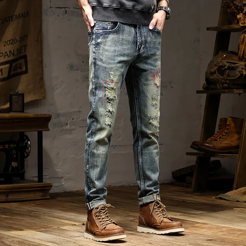 SANTASTIC Jeans Men's Vintage Blue-4