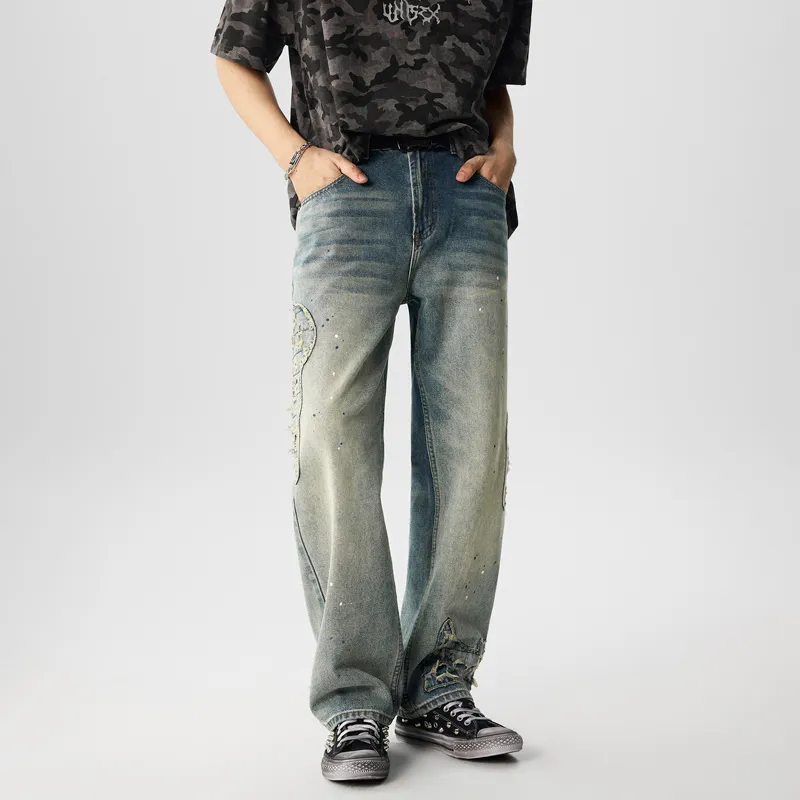 SANTASTIC Jeans Men Vintage Blue-4