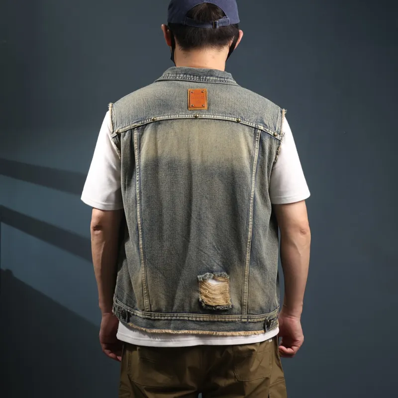 SANTASTIC Vests Men Vintage-5